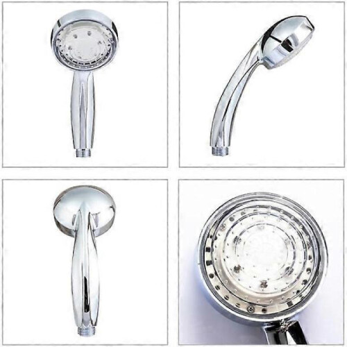 7 colors LED shower head, multi-color, universal fit 2