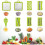 Upgraded Version 14 in 1 Large Safety Chopper Vegetable Chopper   -Sy 2