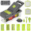 Upgraded Version 14 in 1 Large Safety Chopper Vegetable Chopper   -Sy 1