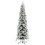 Homcom HOMCOM 7ft Flocked Pencil Christmas Tree with Auto Open, Steel Base 9