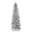 Homcom HOMCOM 6ft Flocked Pencil Christmas Tree with Auto Open, Steel Base 9