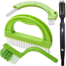 Tile Joint Brush 4 in 1 Joint Scrubber Multifunction Kitchen Bathroom Cleaning Brush Grout Mould Cleaner Brush Green