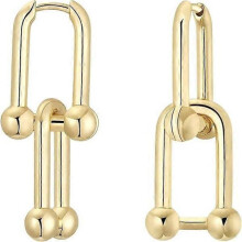 14K Gold Convertible Link Earrings for Women Drop Dangle Earrings Hypoallergenic Jewelry