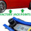 Car Rubber Jack Pad Frame Protection Adapter Jacking Pinch Weld Black 4