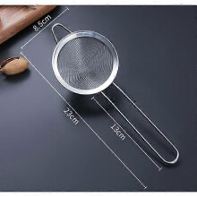 3-pack tea strainer in stainless steel Conical food strainer Mesh, silver