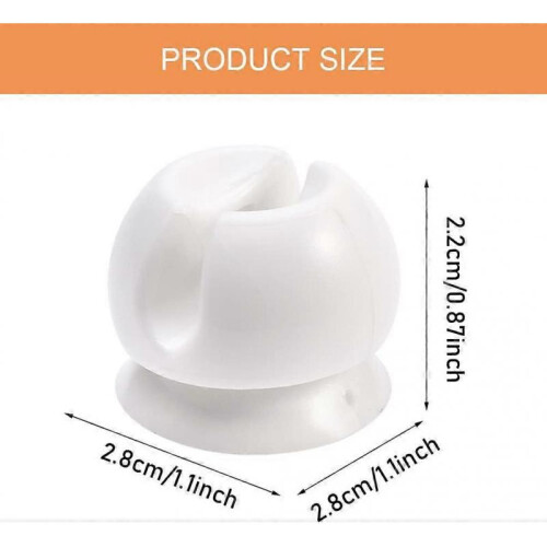 4Pcs Toothbrush Holder with Suction Cup,Wall-Mounted Toothbrush Hook Plug Holder,Multi-Function Wall Storage Hook for Toothbrush 1