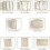 8 piece set waterproof suitcase Organizer 2