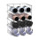 2 Pack Container Organizer Holder, Kitchen Pantry, Refrigerator Tissue And Storage Bin, Stackable 5