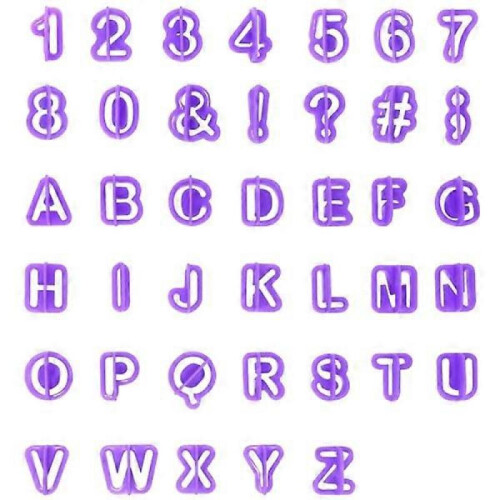 Letters and numbers 1