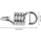 2pcs Hammock Swing Spring 500kg Load Capacity 2
