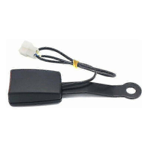 1pcs Car Front Seat Belt Buckle Buckle Socket Camlock Socket Connector Warning 2