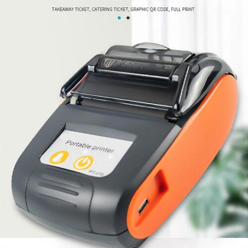 Mini Wireless POS Receipt Printer with 58mm Paper, High Speed Printing, Portable Design, Compatible with Android/iOS/Windows 1