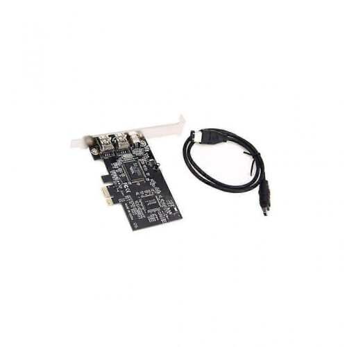 PCIE PCI-E Firewire IEEE 1394 2+1 3Port Controller Card for Desktop Computer