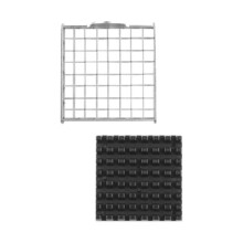 (7.5cmx7.5cm, 64 Holes) French Fry Cutter Blade Parts Potato Cutter Blade for Cucumbers Yams Carrots 36 Holes