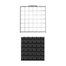 (7.5cmx7.5cm, 36 Holes) French Fry Cutter Blade Parts Potato Cutter Blade for Cucumbers Yams Carrots 36 Holes