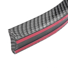 Dioche 1,5 m/4,9 ft Carbonfaser Weichgummi Heckspoilerflügel fürs Auto