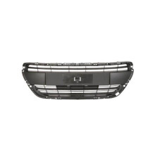 Peugeot 208 Active 1 Phase 2 2015-2019 schwarzer zentraler Frontstoßstangengrill