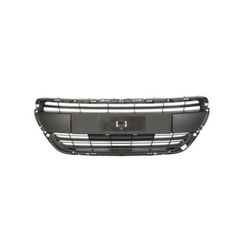 Peugeot 208 Active 1 Phase 2 2015-2019 schwarzer zentraler Frontstoßstangengrill