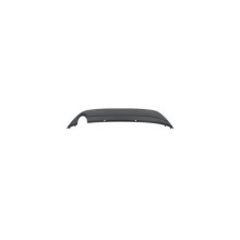 Spoiler de para-choque traseiro preto com escapamento único Volkswagen Golf Sportsvan desde 2014