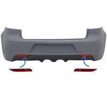 Refletor de para-choque traseiro para VW Golf 6 VI 2008-2013 apenas para-choque R20