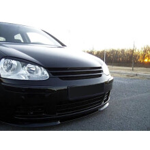 Para VW Golf 5 Spoiler Lip Splitter Inferior Para-choque Dianteiro Preto Fosco 2003-2009