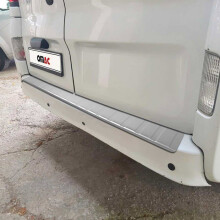 Heckstoßstangen-Einstiegsleistenschutz für Renault Trafic 2014-2021, gebürsteter Stahl