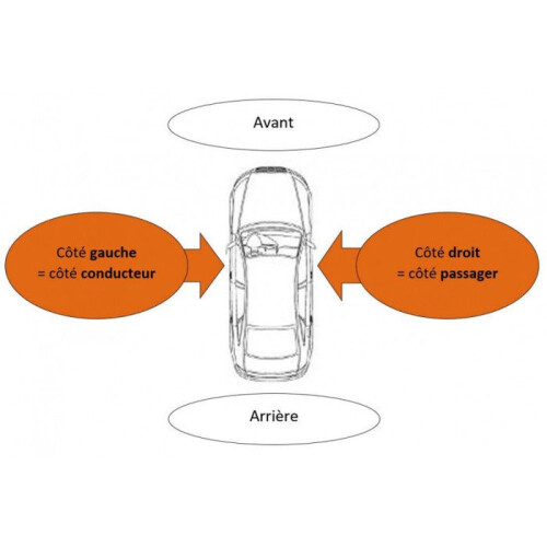 Unterer Kühlergrill - Citroën - C4 II - Schwarz - Frontstoßstange - 2010-2014