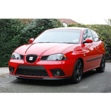 Für Seat Ibiza 6L FR Spoiler Lip Lower Splitter Front Stoßstange Schwarz 02-08