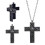 Collier de jeu de calmars, collier avec compartiment secret, collier pendentif croix 1