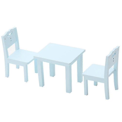 Ensemble de 3 chaises de table pour enfants, simulation de meubles, mini chaise, jouet