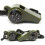 1Pcs Outdoor Whistle Compass Thermometer 3 In 1 Camping Hiking Accessory Compass|Compass 2