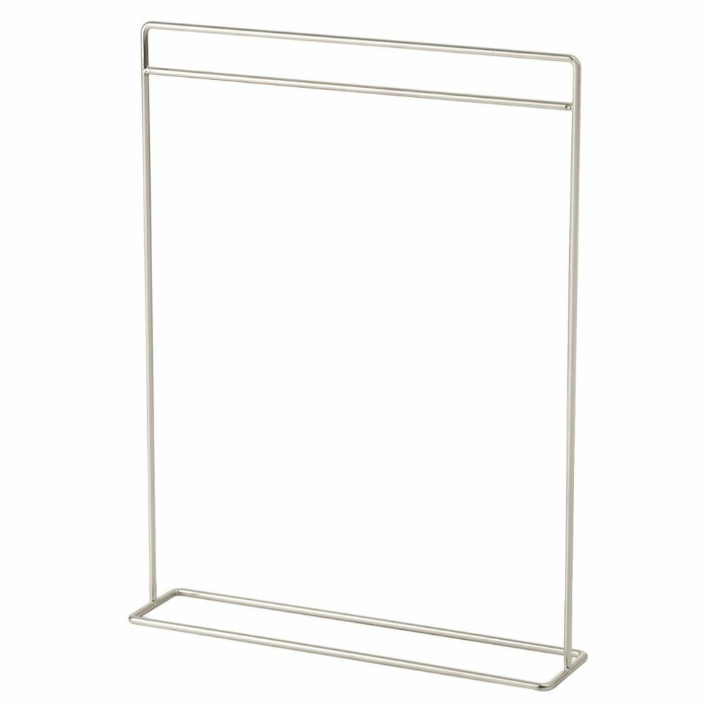 (Silver, 15*12cm/5.91*4.72in) Simple Doll Metal Clothes Rack Miniature Hangers Dollhouse Accessories Furniture-image-OPC-PHMVBQ2-NEW