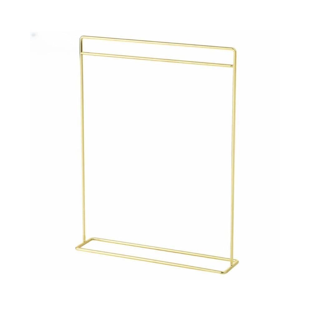 (Gold, 35*31cm/13.78*12.2in) Simple Doll Metal Clothes Rack Miniature Hangers Dollhouse Accessories Furniture-image-OPC-PHMVBPT-NEW