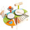 Wooden Function Multi Drum Music Table For Children Learning Early Experience 1
