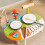 Wooden Function Multi Drum Music Table For Children Learning Early Experience 5
