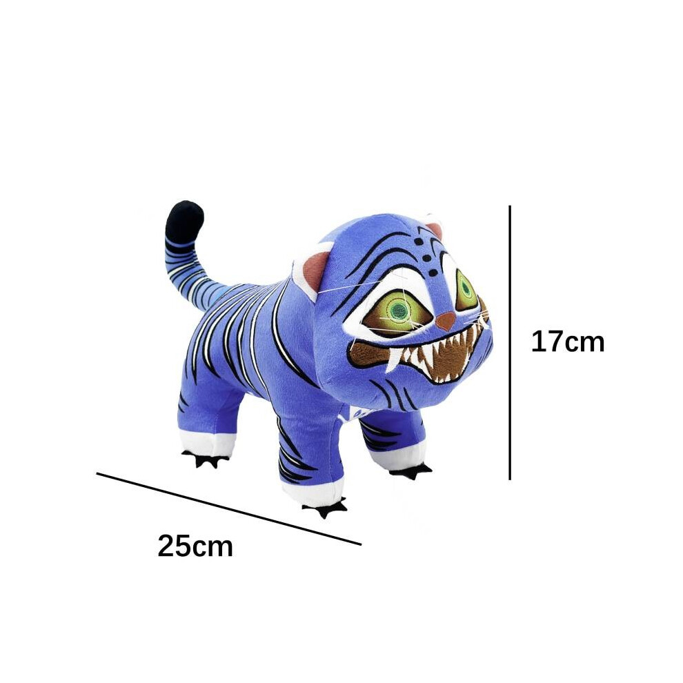 (Blue) Plush Demon Hunters Toy Cute Cartoon Girl Children Companion Doll Holiday Gift