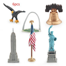 (StyleA) Of Liberty Statue Building Pvc Model Set For Kids And Educational Collectors