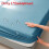 (Blue, 140x200cm) Fully Solid Color Enclosed Bedspread Waterproof Bed Cover Bedding Protective 1