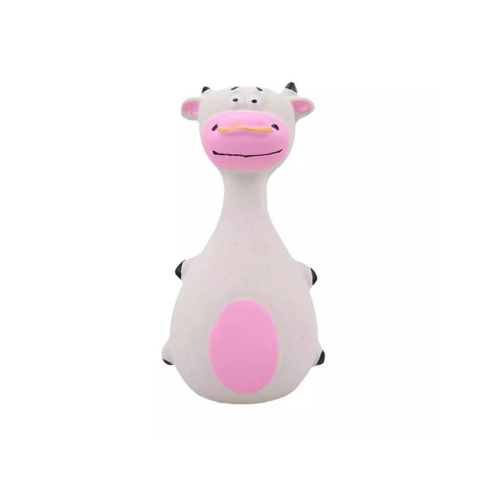 (Cow) Chew Toys Interactive Pet Dogs Indestructible Stuffed Squeaky Toy Sound Gnawing