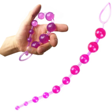 Large 12" Dragon Tail Pink Anal Beads Butt Plug for Intense Pleasure
