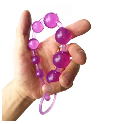 Large 12" Dragon Tail Pink Anal Beads Butt Plug for Intense Pleasure 2
