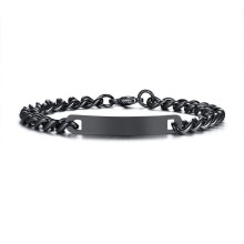 (Black,Women, BLOOD THINNER) Personalized Medical Bracelet Emergency Engraving Men Women Alert ID Bangle New