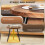 Homcom HOMCOM Modern End Side Table, Round Coffee Table, Chestnut Wood Effect 5