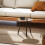 Homcom HOMCOM Modern End Side Table, Round Coffee Table, Chestnut Wood Effect 8