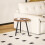 Homcom HOMCOM Modern End Side Table, Round Coffee Table, Chestnut Wood Effect 6