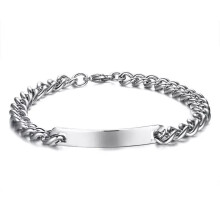 (Silver,Women, BLOOD THINNER) Personalized Medical Bracelet Emergency Engraving Men Women Alert ID Bangle Hot