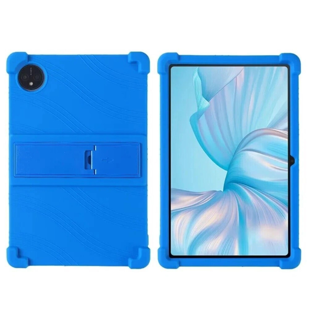 (Dark For Blackview Tab 80) Kids Silicone Stand Case For Blackview Tab 80 Tablet 10.1'' Shockproof Gel Cover Blue 6963793741892