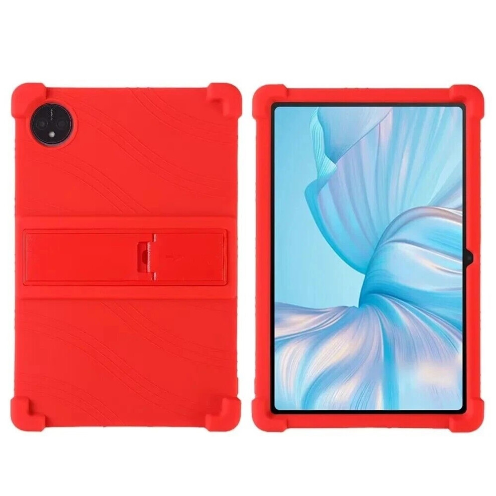 (, For Blackview Tab 80) Kids Silicone Stand Case For Blackview Tab 80 Tablet 10.1'' Shockproof Gel Cover Red 6963793741946
