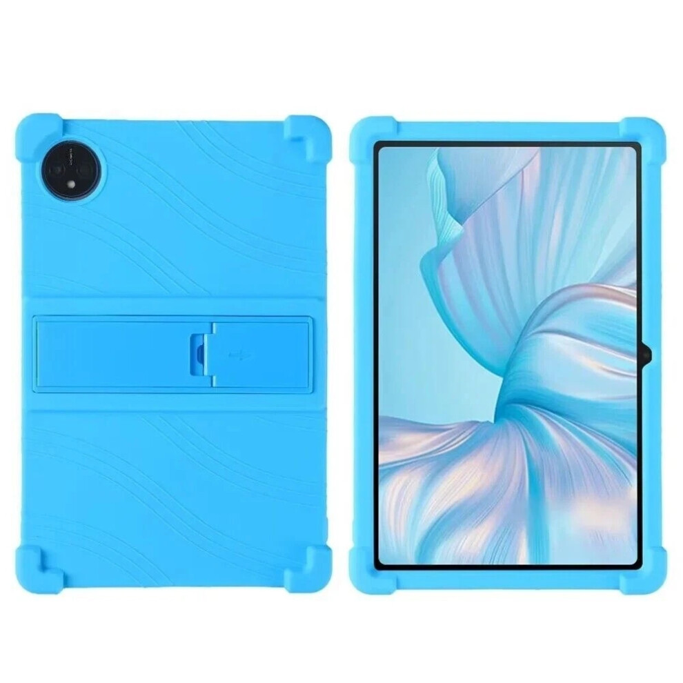(Sky For Blackview Tab 80) Kids Silicone Stand Case For Blackview Tab 80 Tablet 10.1'' Shockproof Gel Cover Blue 6963793741960