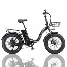 Keteles KF9 Folding Electric Bike, 1000W Motor, 35AH Battery, Black